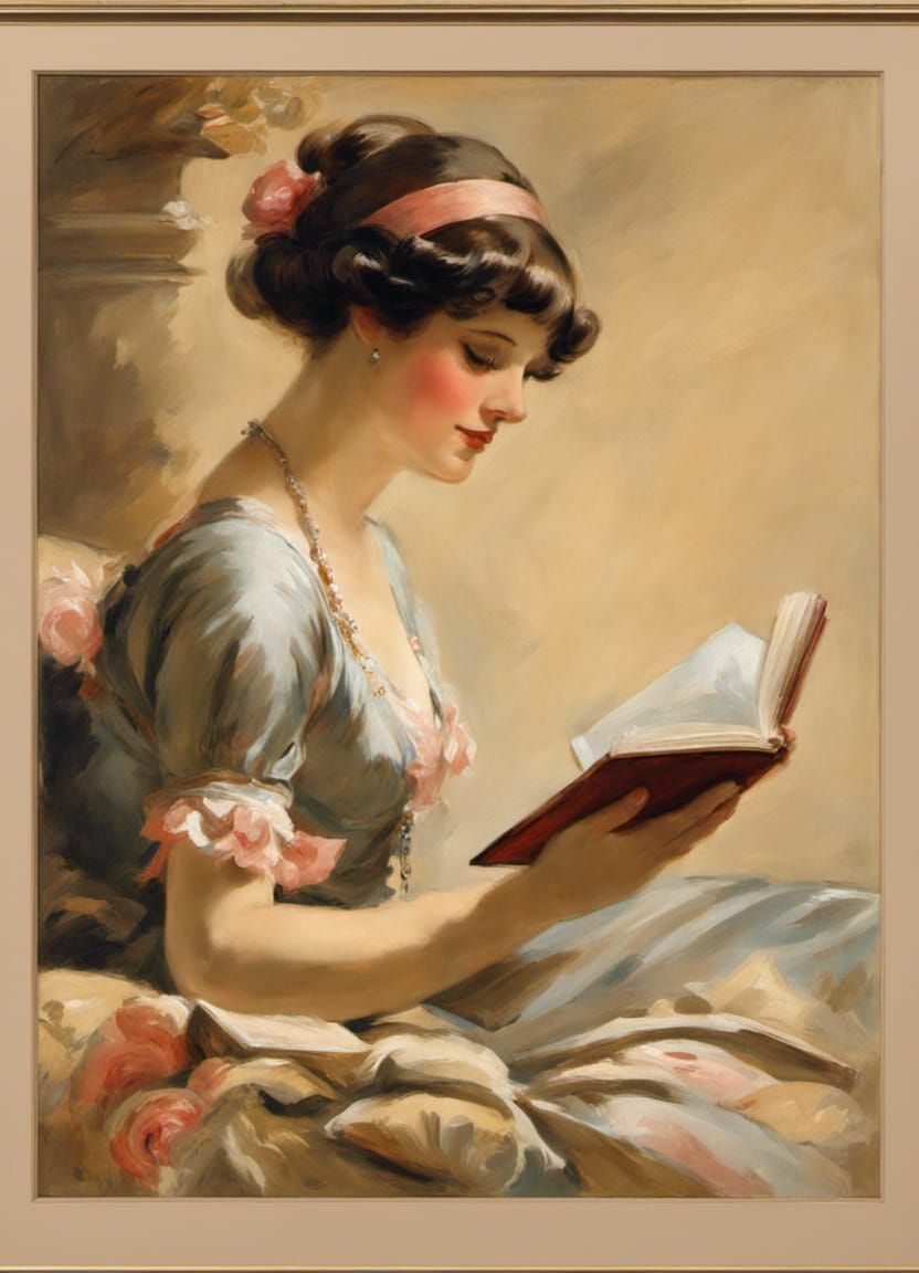 Variations on “Young Girl Reading” by Jean-Honoré Fragonard