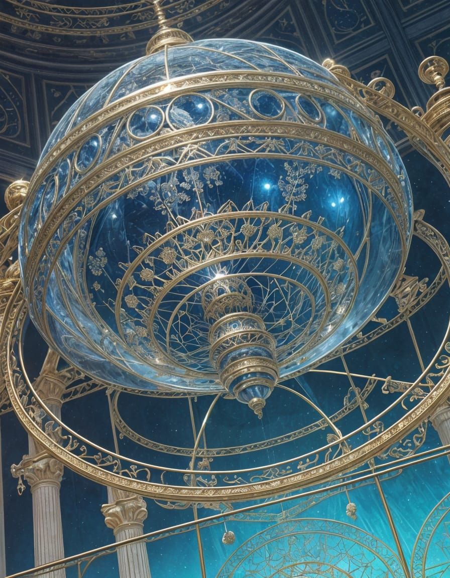 Ornate Orrery of Earth in Arcane Hall