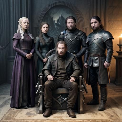 Game of Thrones: Modern Family, AI Art