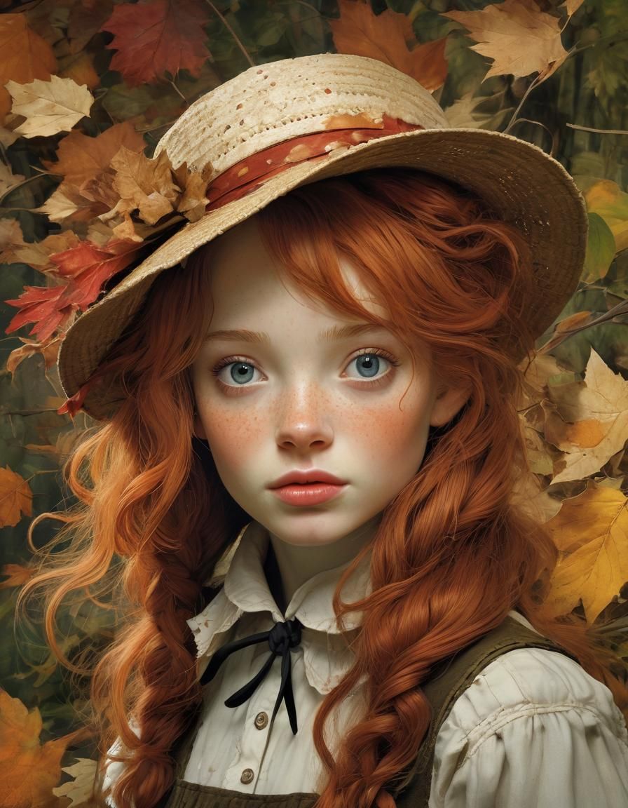 Anne of Green Gables in Grunge Style