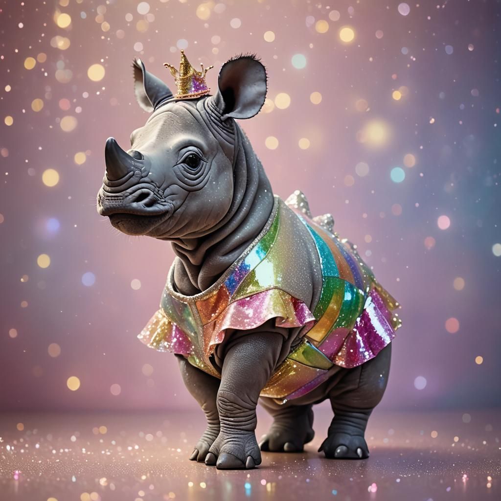 Rhino in a Tutu