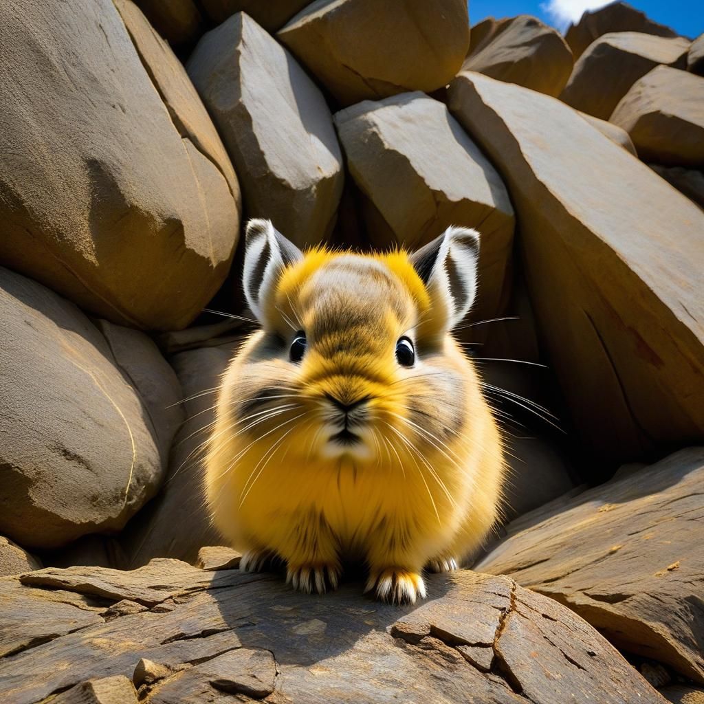 Endangered Ili Pika: A Cute Chinese Animal Portrait