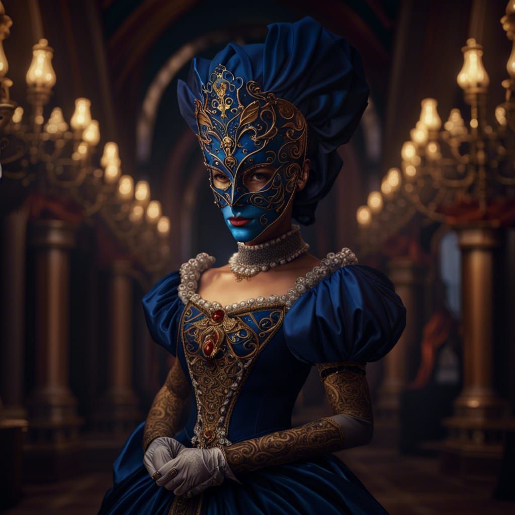 Renaissance Lady at a Masked Ball