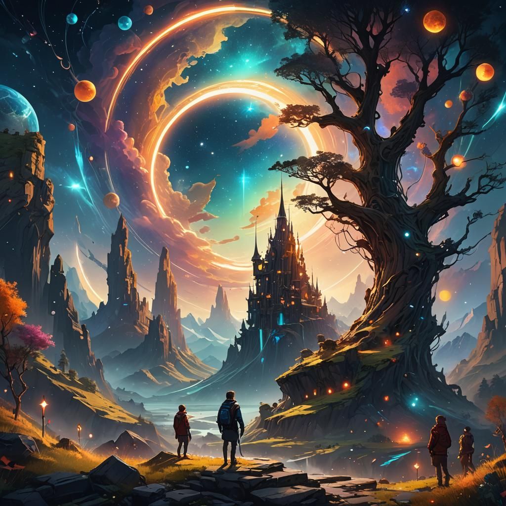 Cosmic Messengers Delivering Lessons in Digital Art