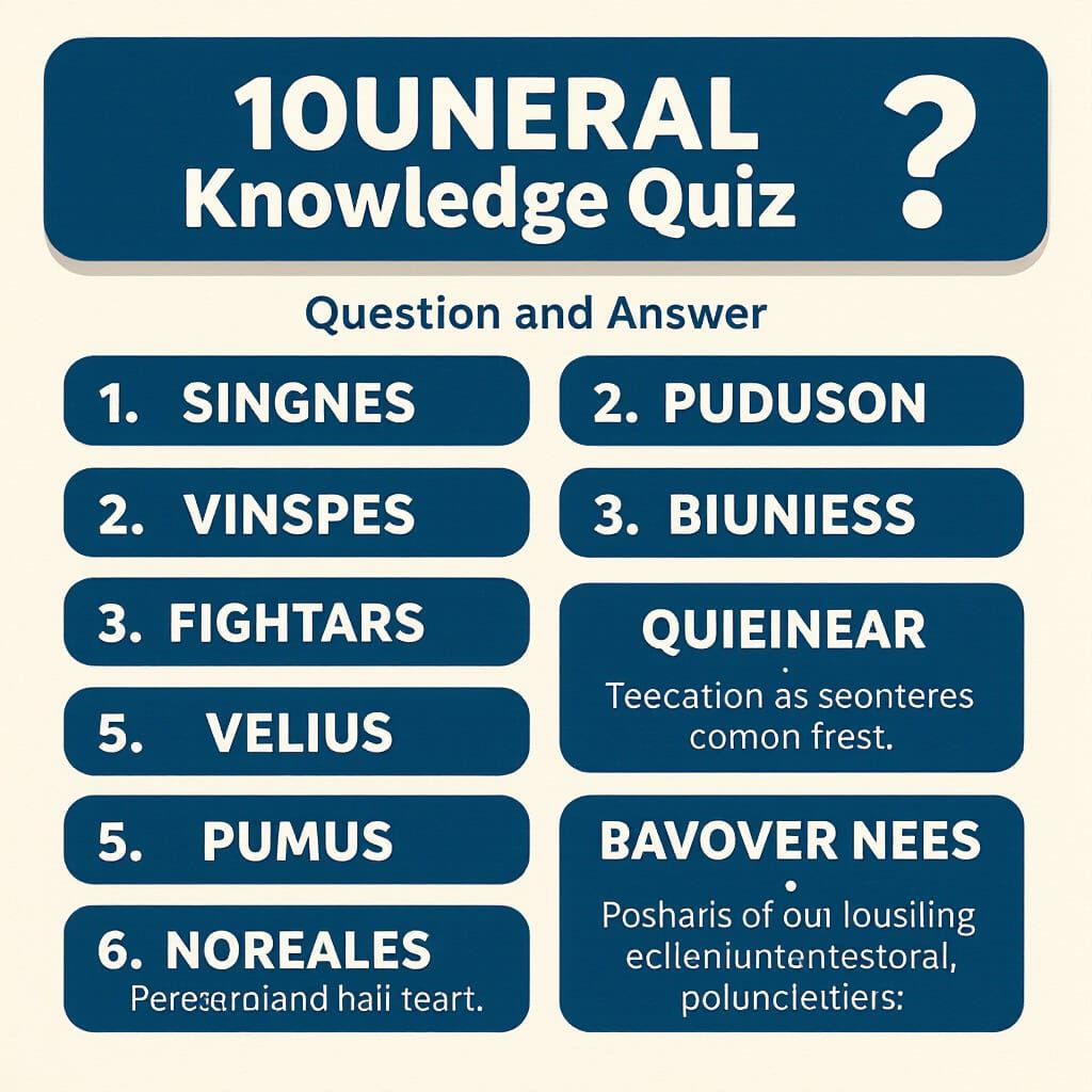General Knowledge Quiz: 10 Questions & Answers