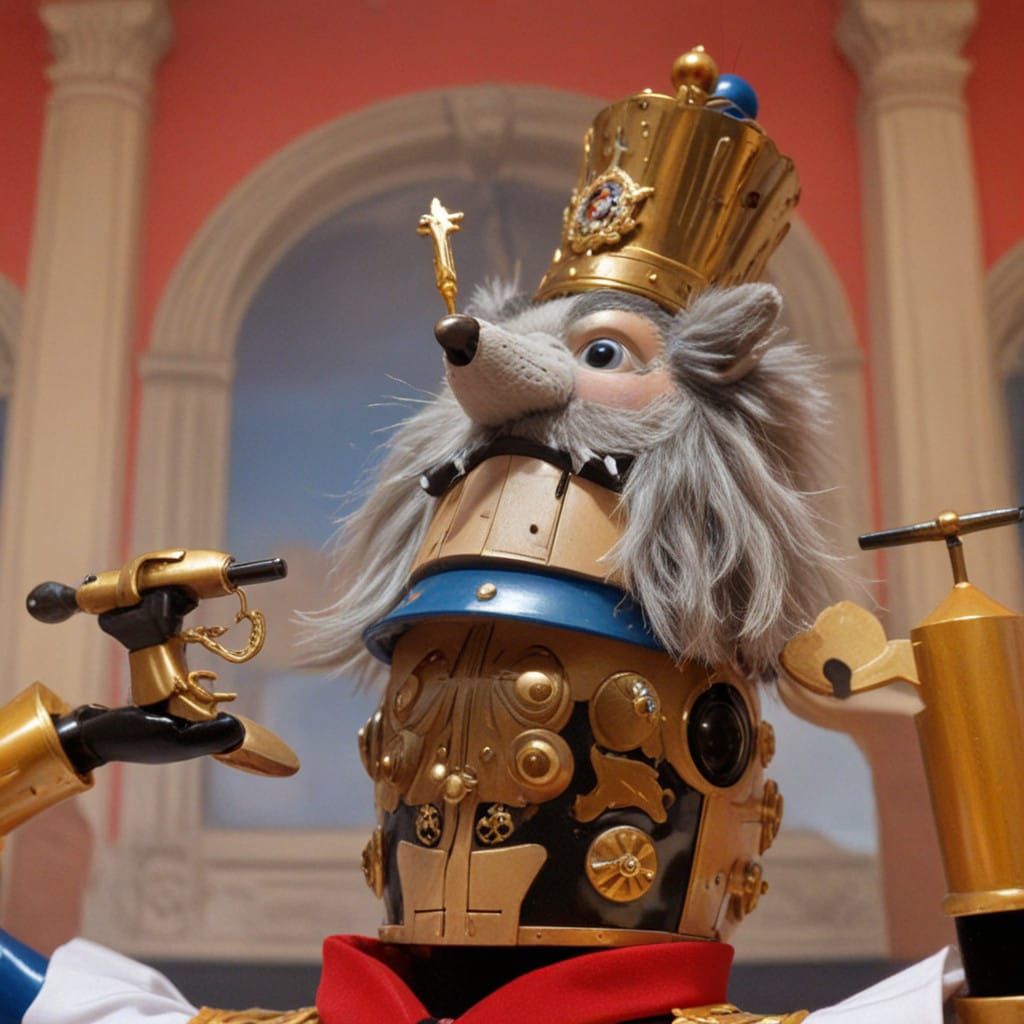 A Classic Scene from the Nutcracker Ballet in Traditional Fo...