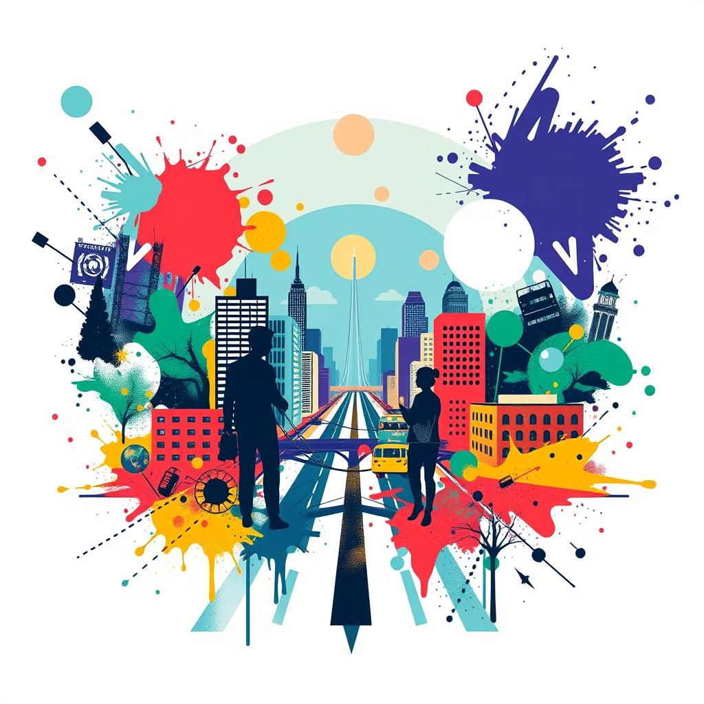 Youth Shaping Urban Future: Pop Art Screen Print