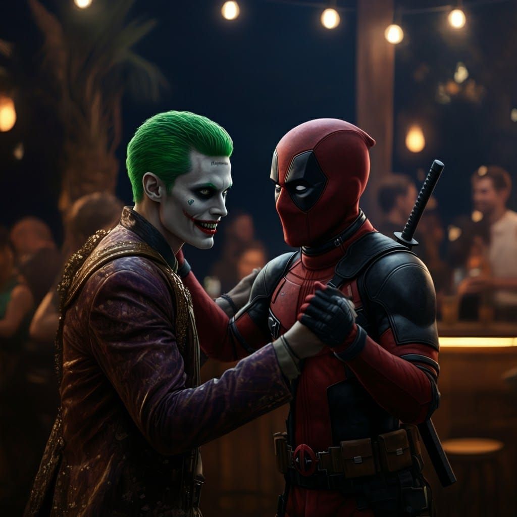 Joker and Deadpool Dancing