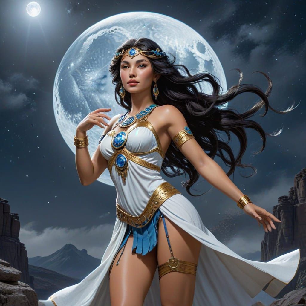 Ancient Mayan Goddess of Lunar Magic