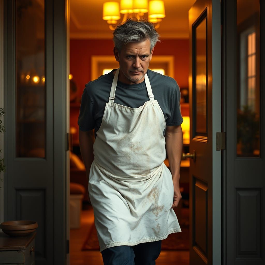 Chef Gordon Ramsay Returns Home Weary from the Kitchen