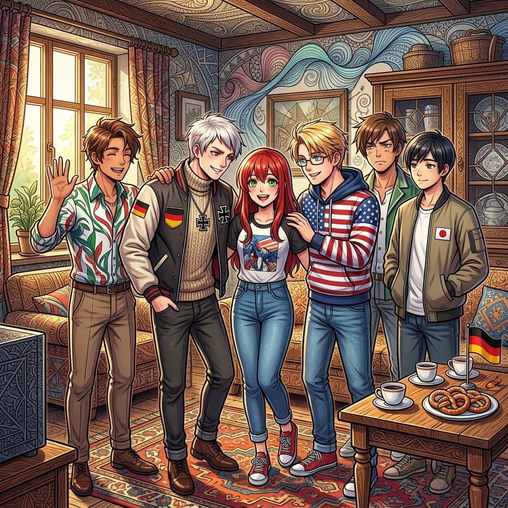 Nations Gathered in German Home