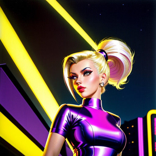 Judy Jetson in Retro-Futuristic Suburbiium