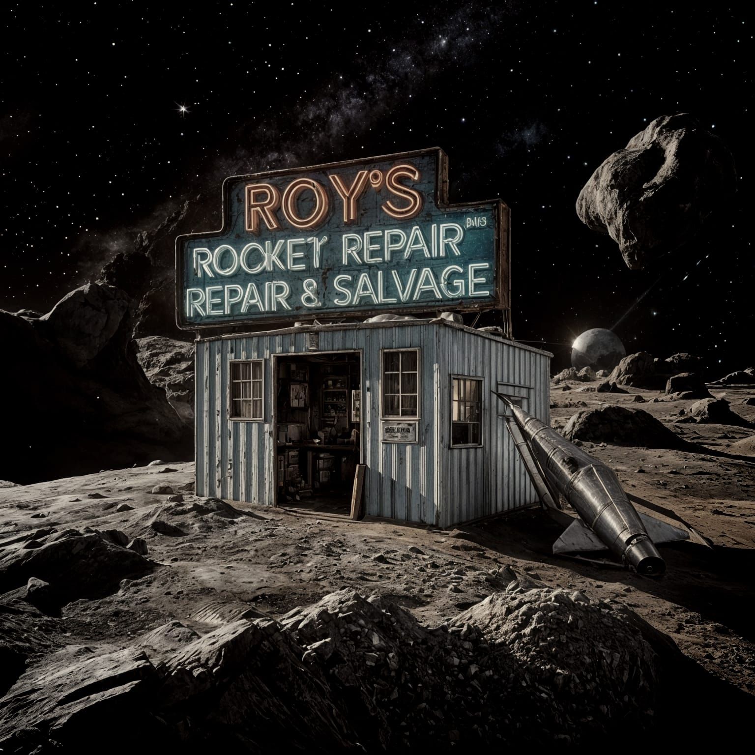 Roy's Rocket Repair in Deep Space