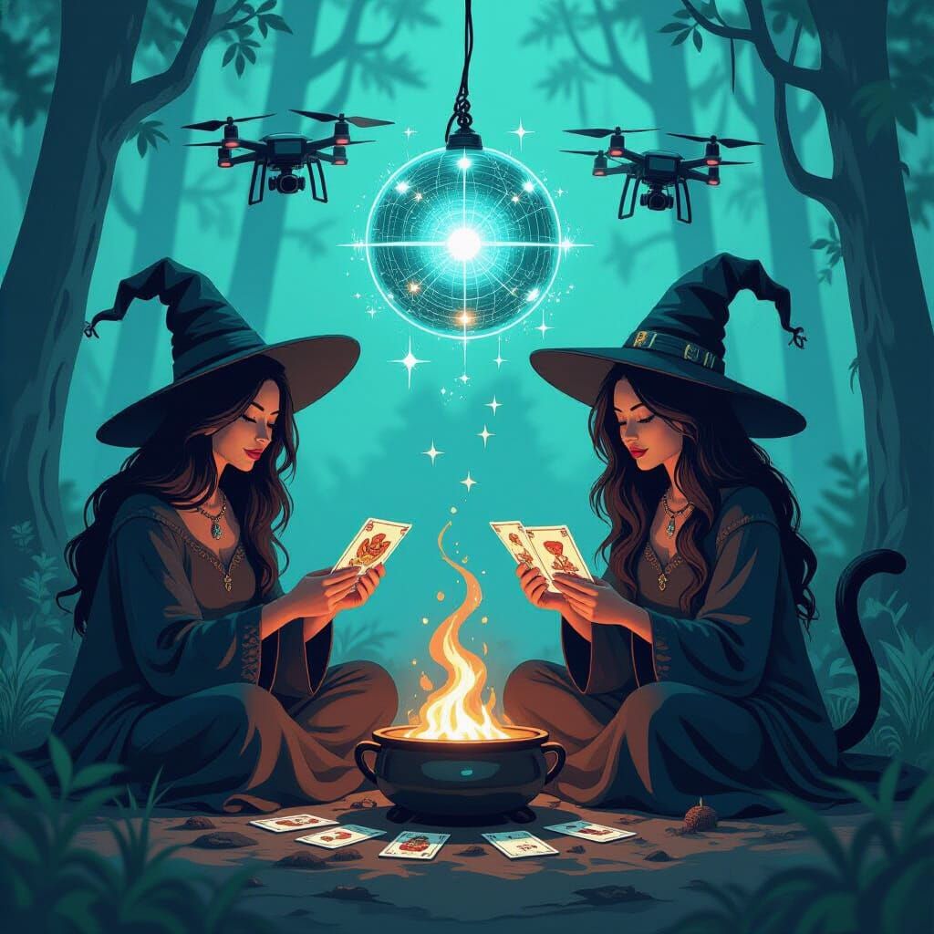 Modern Witches in a Digital USB Cable Jungle