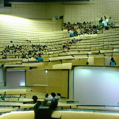 Lecture Hall Filled with Students