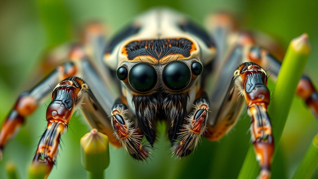 Macro Spider Eyes in High Definition