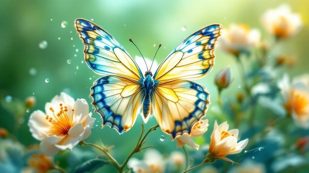 Papillon , joli papillon !!