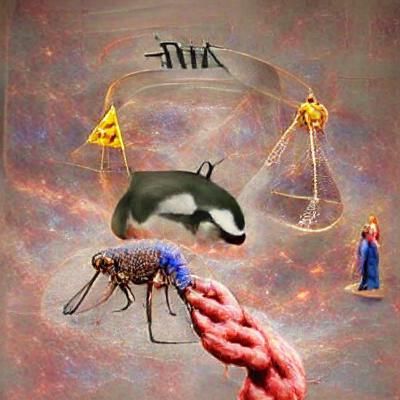 Conceptual Art Exploring Free Will