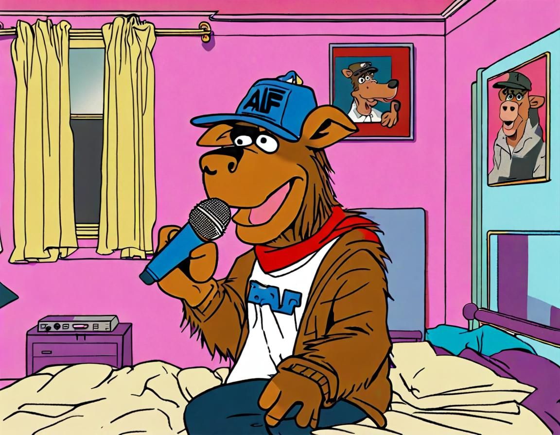 Alf Raps in an 80s Bedroom