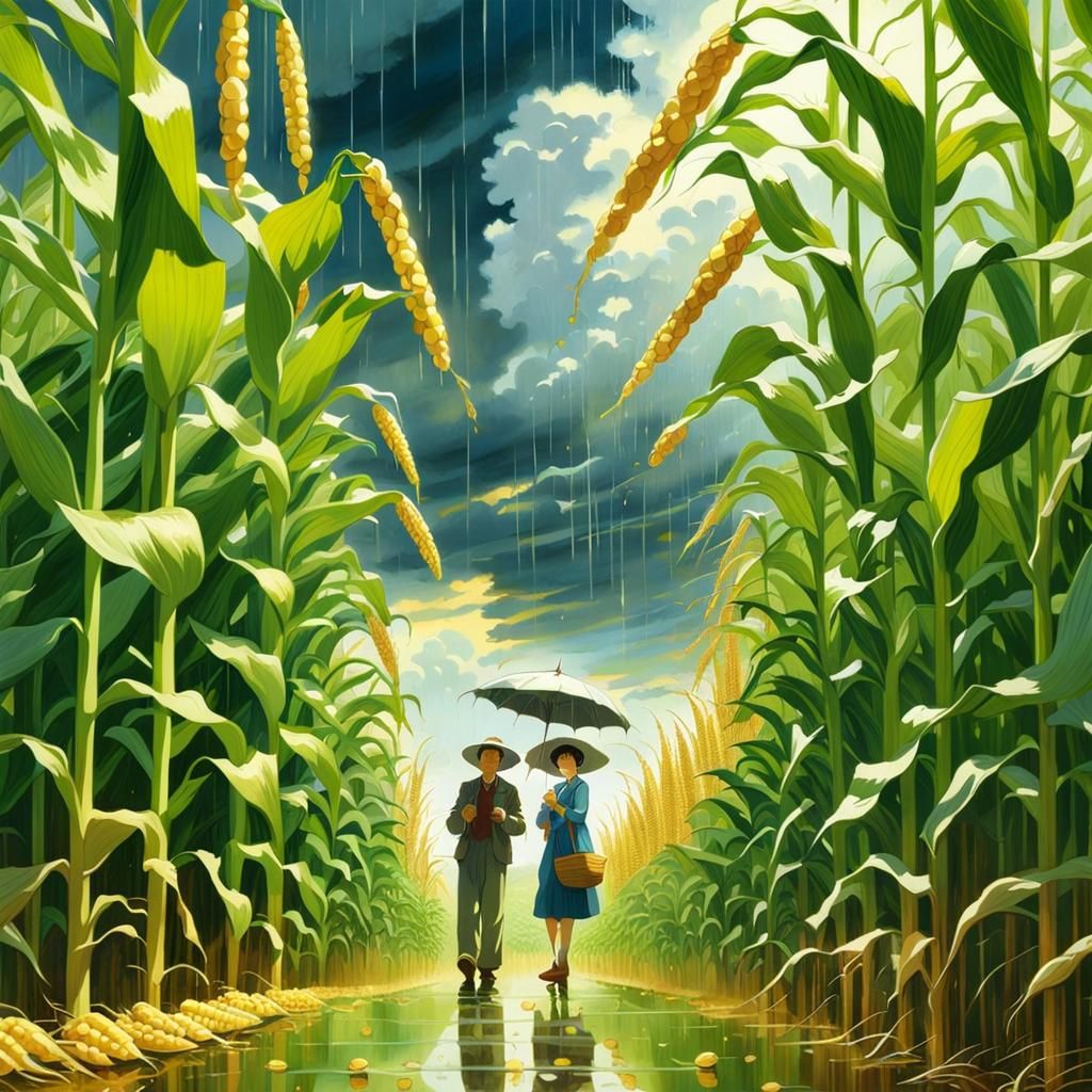 Good yield of a cornfield!