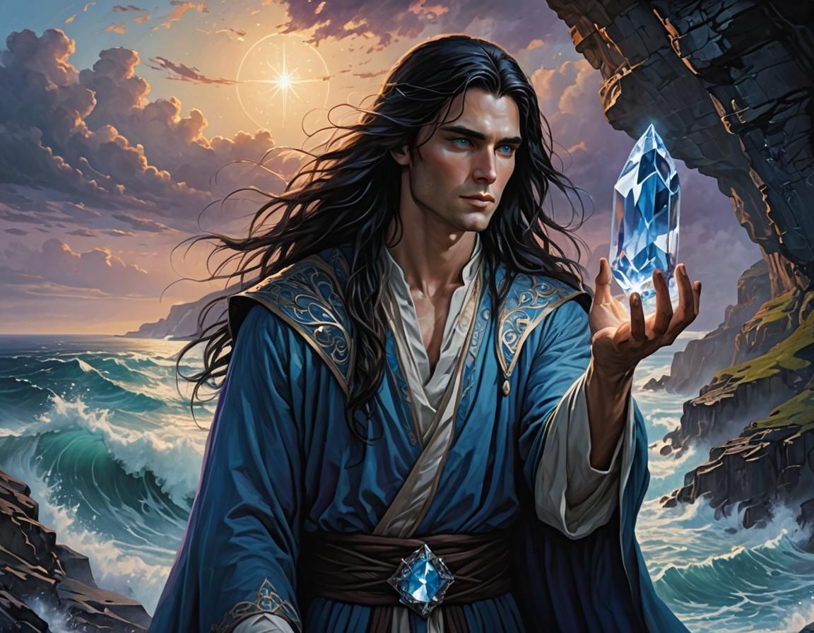 Maglor Casting Silmaril to Sea: Elven Magic