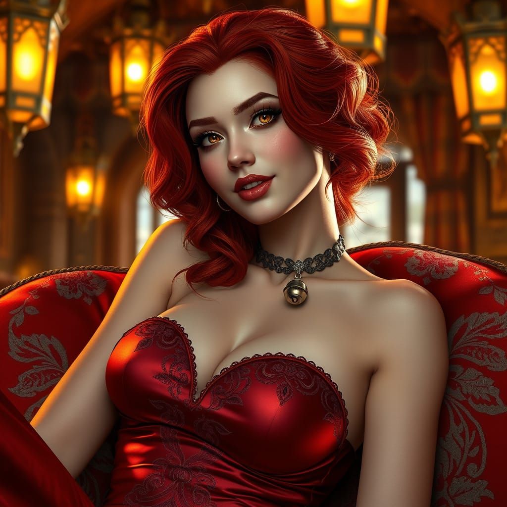 Sensual Siren in Gorean Tavern