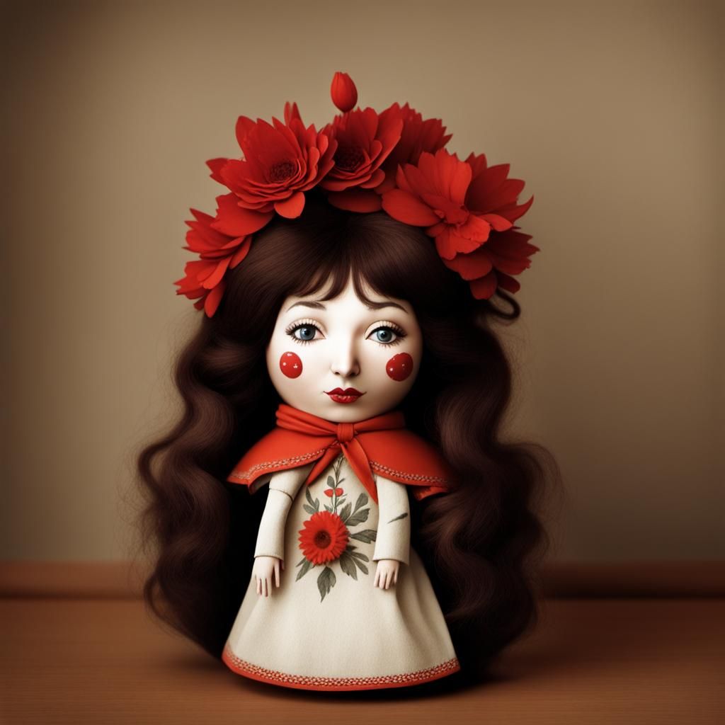 Kate Bush as a Matryoshka Doll
