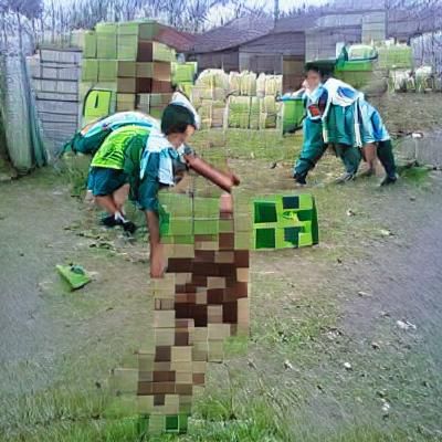 Minecraft Block Art