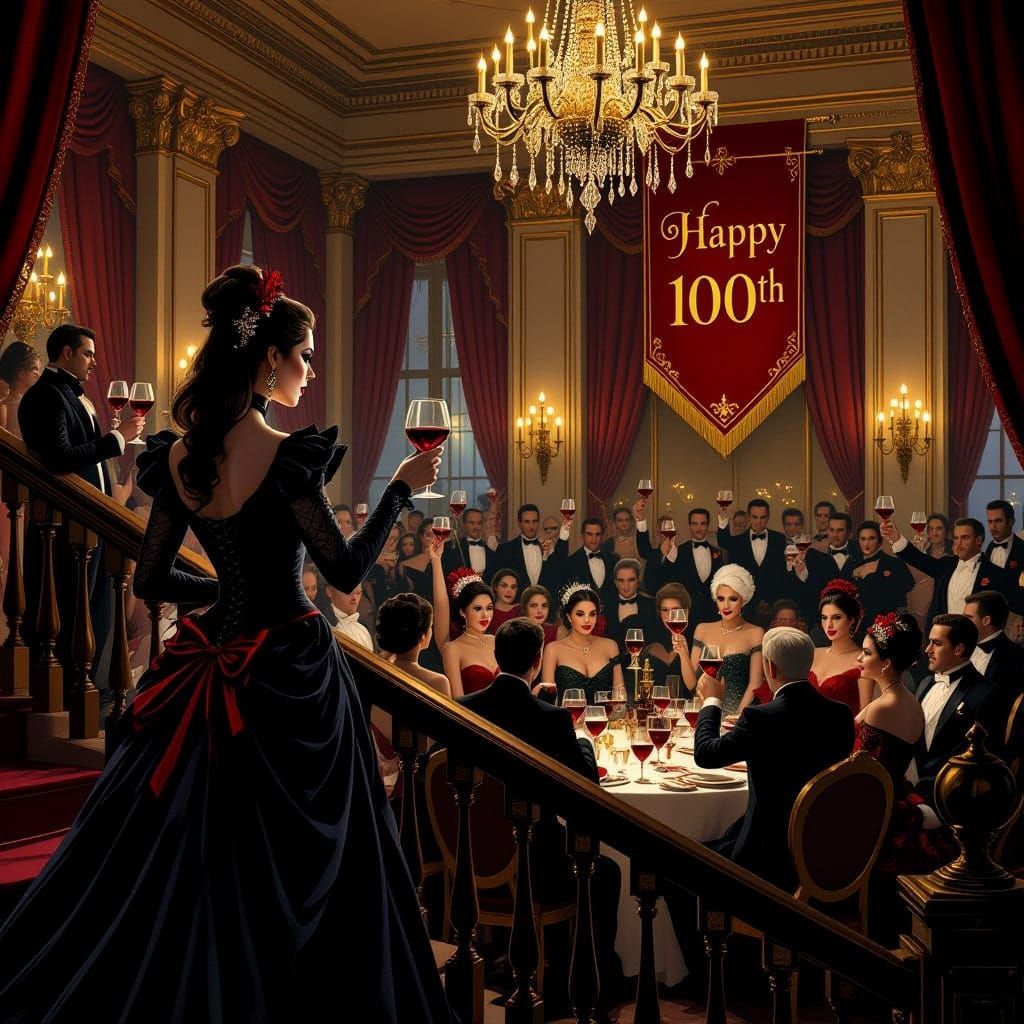 Golden 100th Birthday