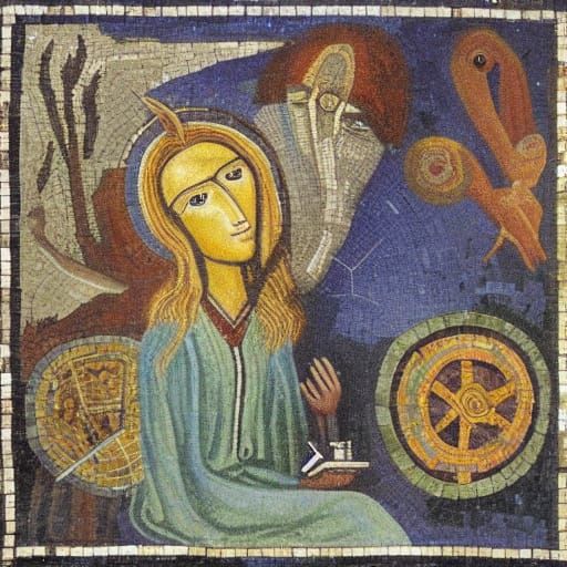 Ethereal Vampires in Mosaic Glory
