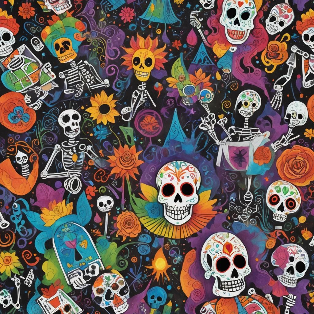 13 of spades  day of the dead playing cards  ,names  on card...