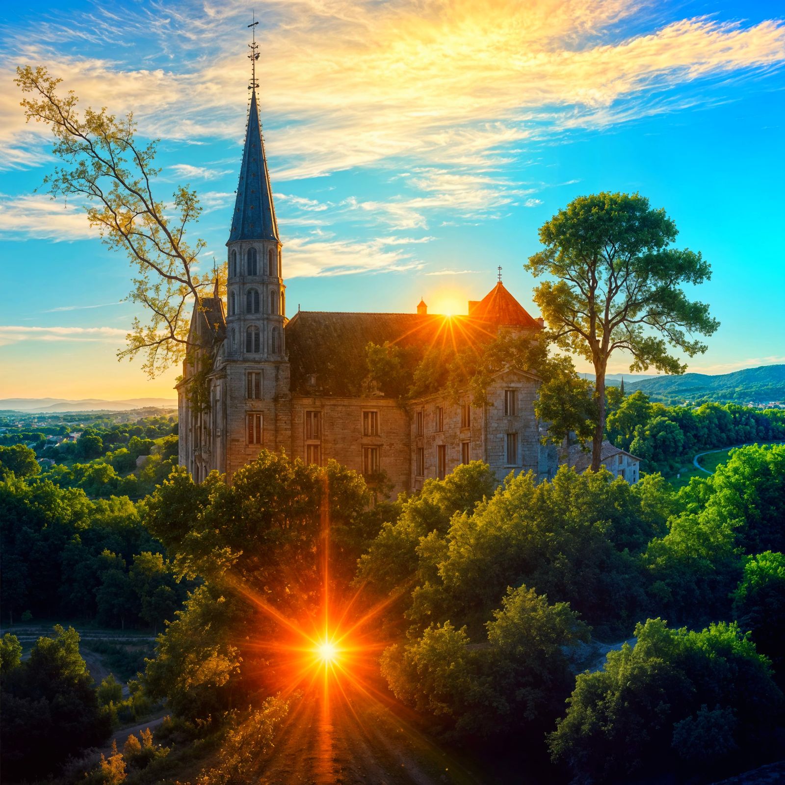 Golden Hour in the French Countryside