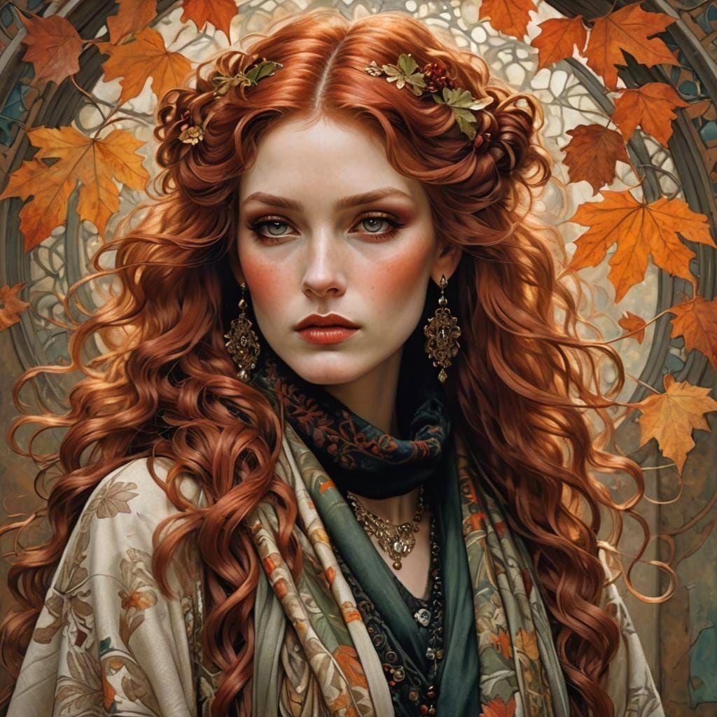 Redhead - Autumn portrait