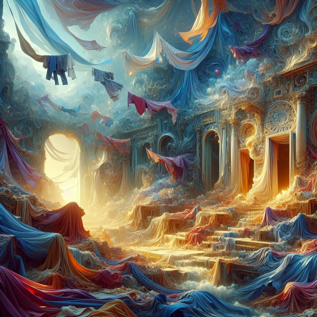 Fantastical Clothes Dancing in the Wind