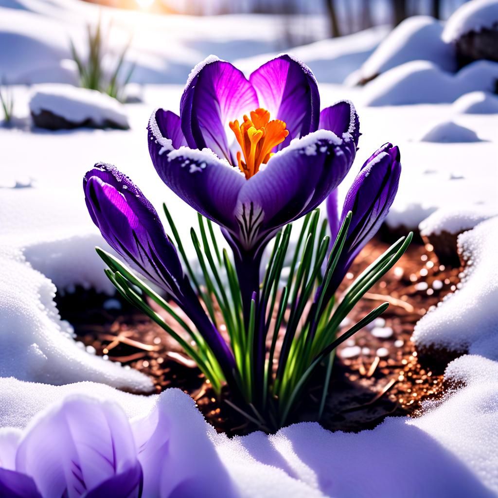 Purple Crocus: Spring's Epic Arrival