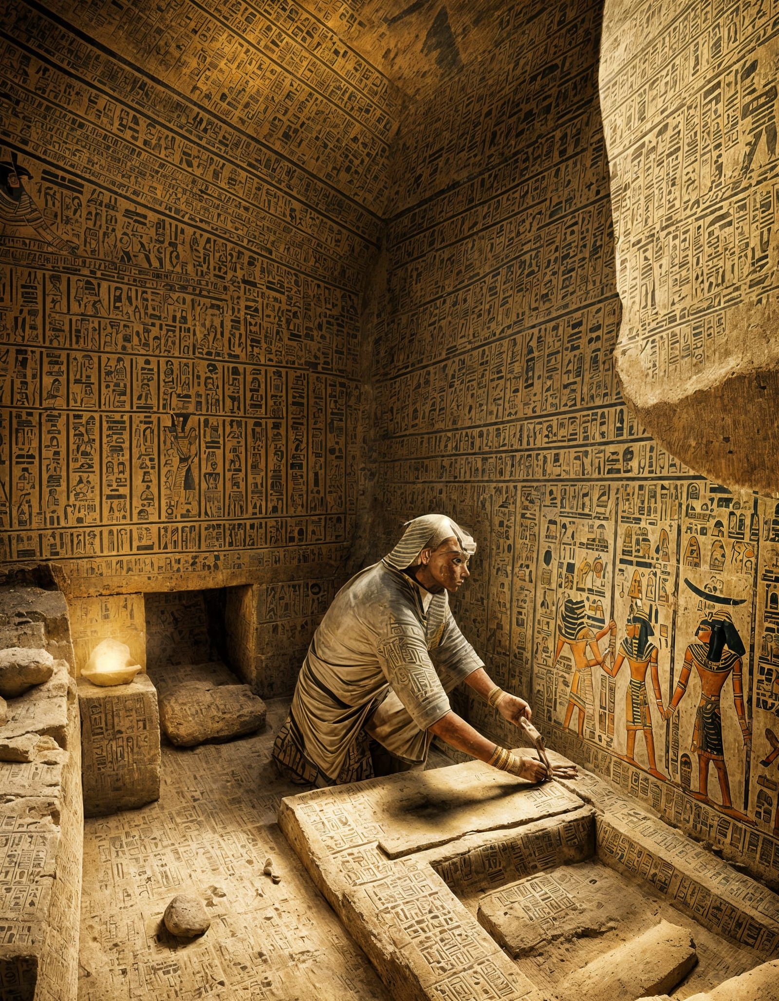 Egyptian Tomb Hieroglyphs Reveal Atlantis Secrets