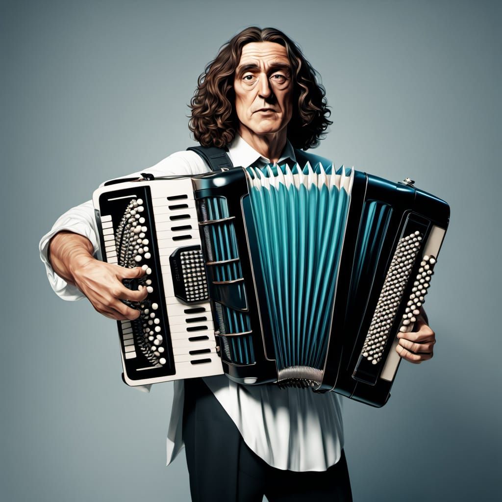 Weird Al Yankovic as The Polka-Powered Parodist in Vibrant C...