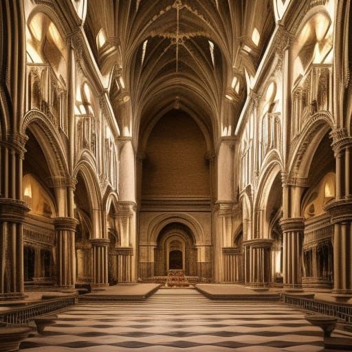 Italian Cathedral: Norman-Arab-Byzantine Architecture