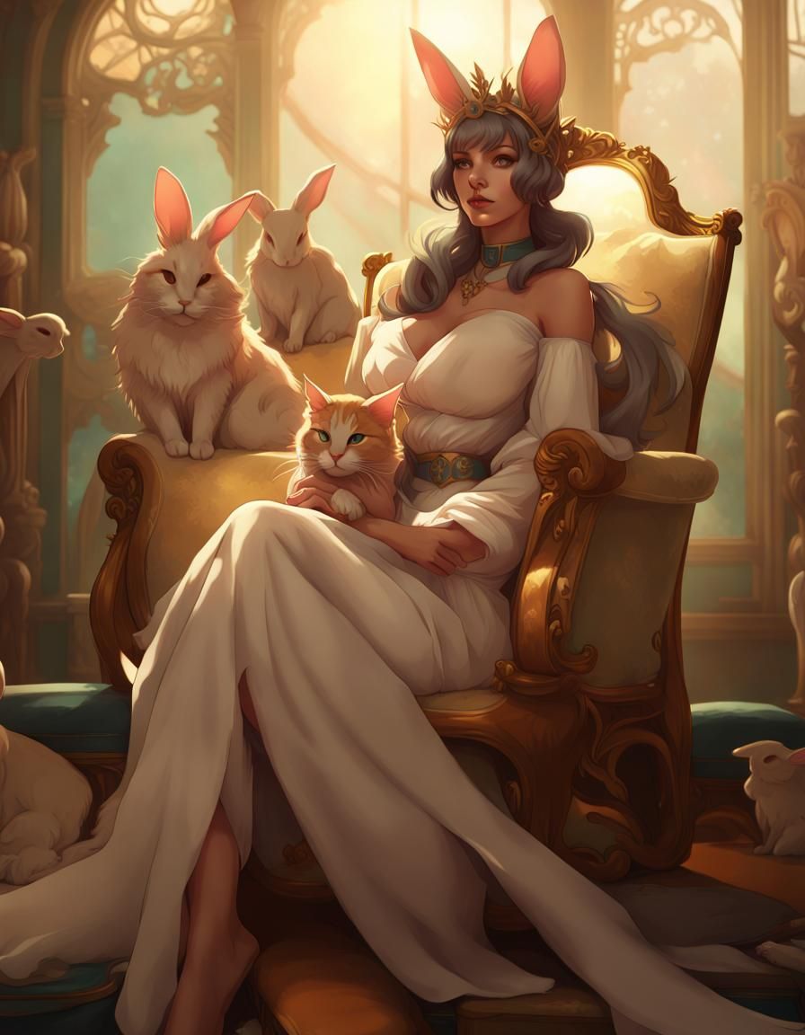 Rabbit Empress and Her Pets