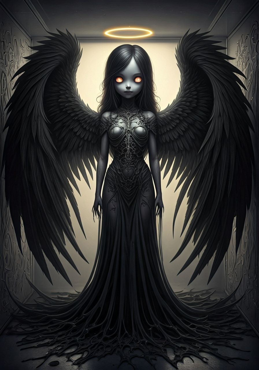 Nightmare Angel in Claustrophobic Refrigerator