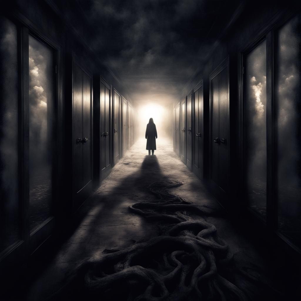 Surreal Labyrinth: A Digital Art Fantasy