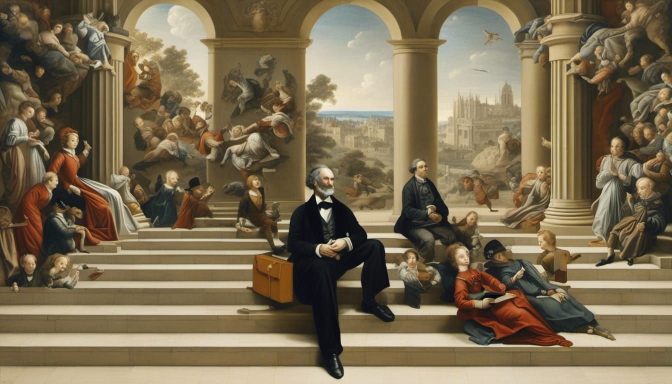 <lora:Modern renaissance:1.0> modern house interior. Renaissance art painting