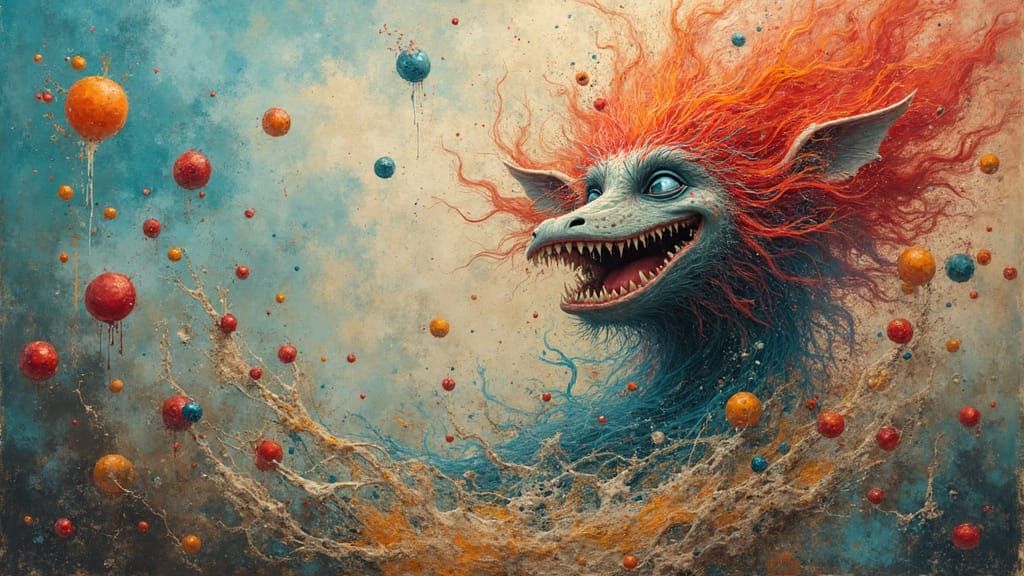 Vibrant Surrealistic Dreamscape