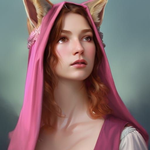 Maid Marian Vixen Portrait in Hyperdetailed Style