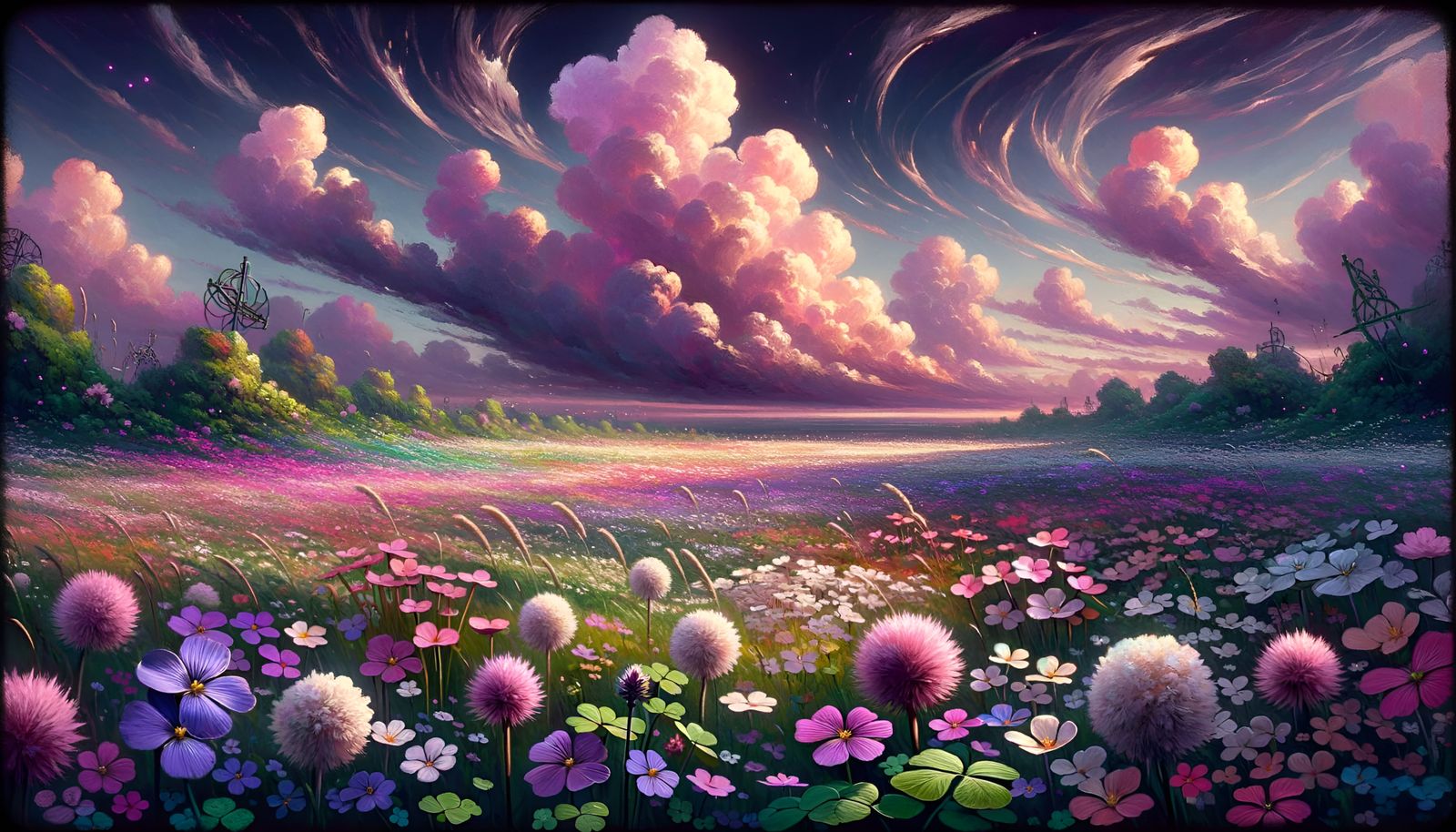 Celtic Flower Field Animation Still