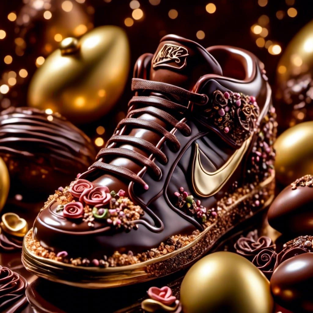 Chocolate Nike Sneaker: Easter Product Photography