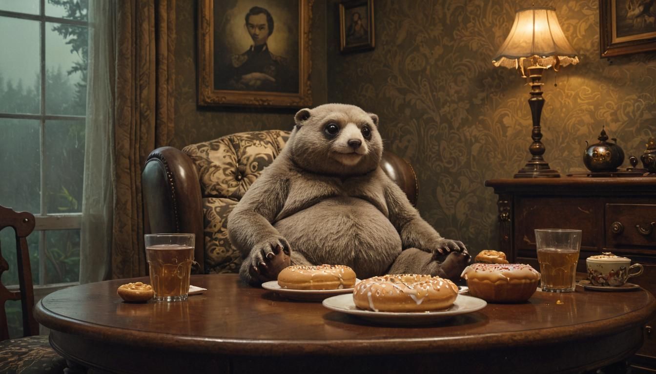 Kodama in Victorian Setting: Dream Realism Photography