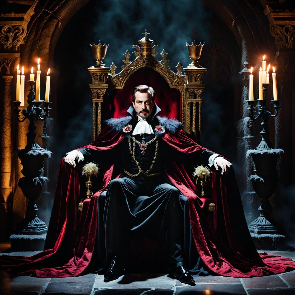 Count von Count: Gothic Portrait in Muppet Style