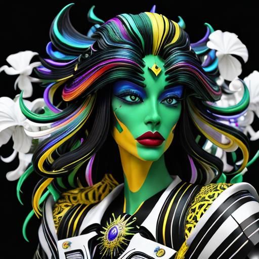 Surreal 3D Render in Vivid Colors