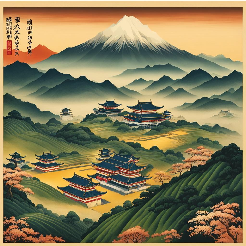 Mountain City with Aerial Tramway and Garden Center